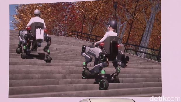 Array,Unik! Suzuki Punya Kendaraan Robot Mirip Hewan yang Bisa Ditunggangi