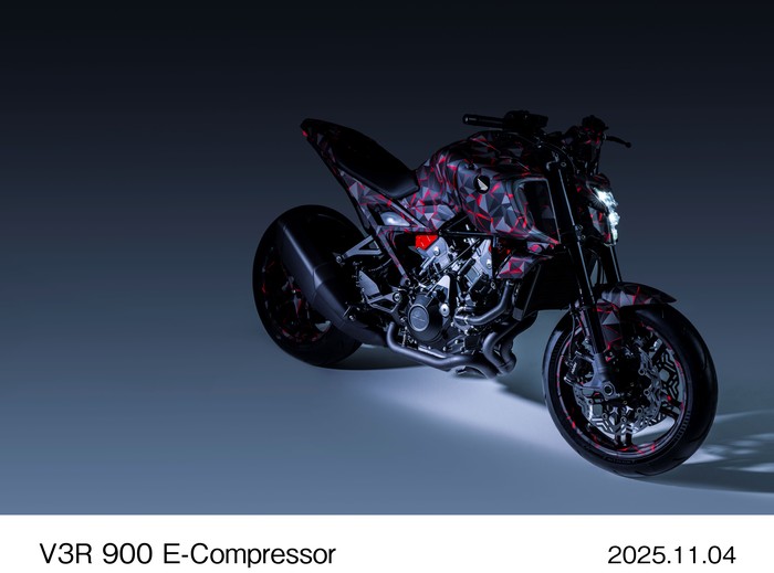 Array,Honda V3R 900 E-Compressor: Motor Mesin Kecil, Performa Setara Moge 1.200 cc