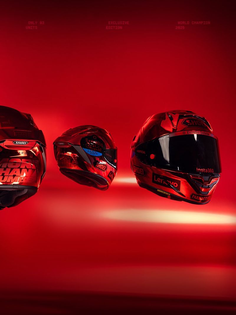 Array,Helm Edisi Juara Marquez: Cuma Dibuat 93 Unit, Harganya Bikin Kaget!