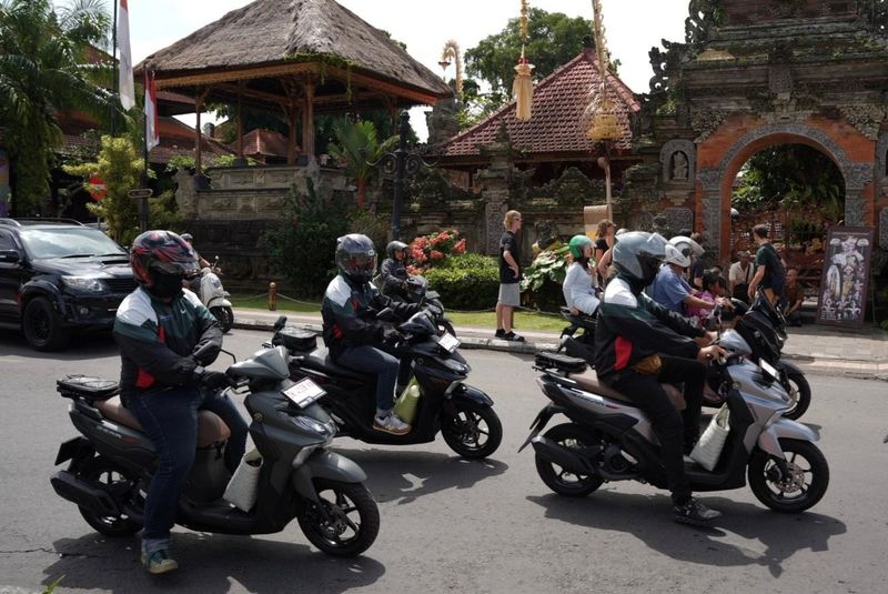 Array,Cerita Rombongan Touring GEAR ULTIMA Jajal Medan Pegunungan Kintamani