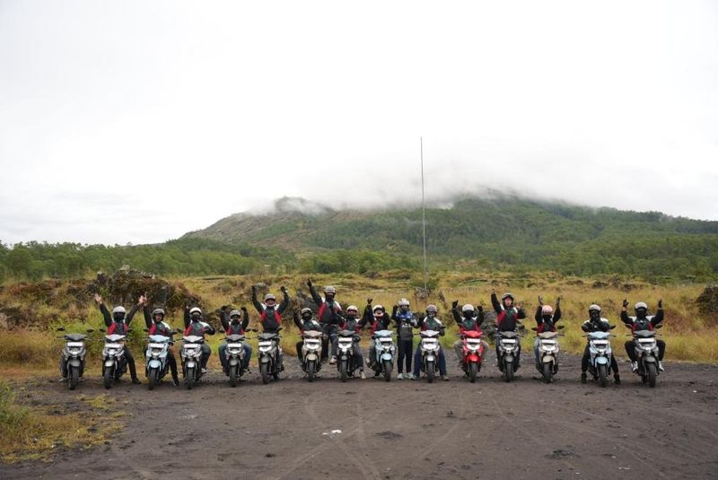 Array,Cerita Rombongan Touring GEAR ULTIMA Jajal Medan Pegunungan Kintamani