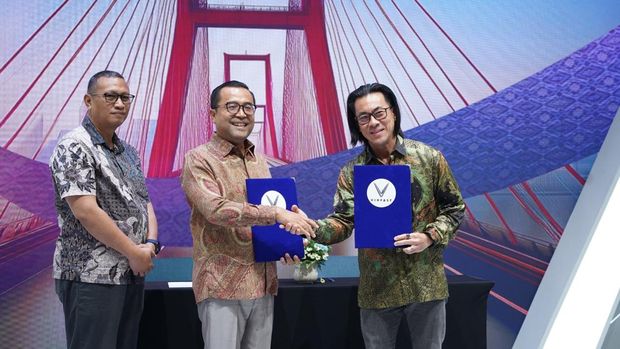 Array,VinFast Indonesia Gandeng Mitra Lokal buat Perawatan Bodi dan Cat