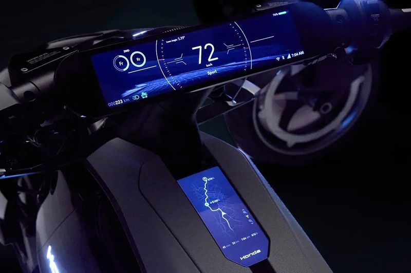 Array,Sangar! Begini Konsep Motor Listrik Masa Depan Honda