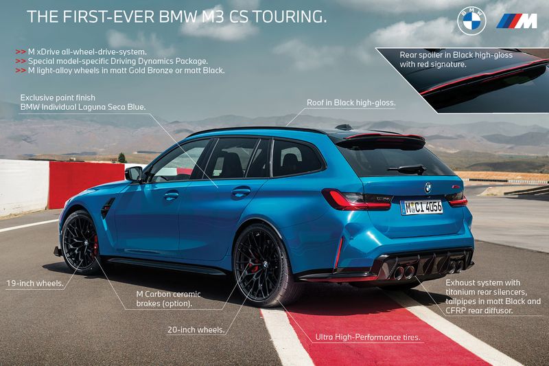 Array,BMW Indonesia Hadirkan M3 CS Touring, Apa Bedanya dengan M3 Touring Biasa?