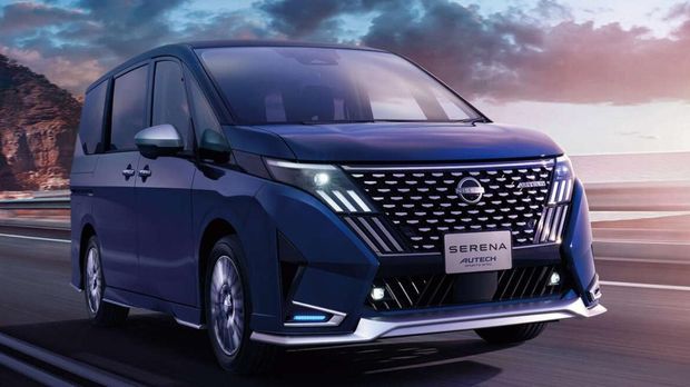 Array,Nissan Serena Disegarkan, Tampang Berubah Total