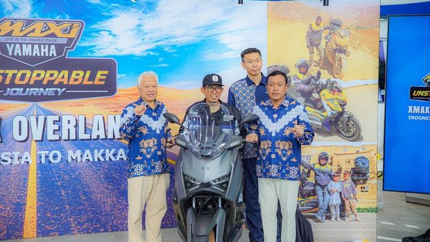 Array,Cerita Bikers Makassar 'Daeng' Touring ke Mekah Pakai Yamaha Xmax