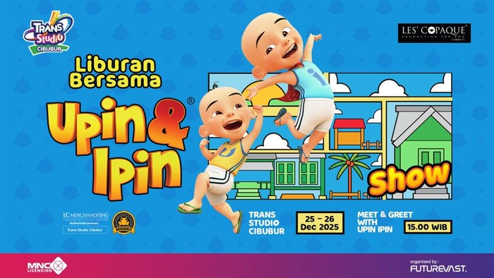 Array,Upin & Ipin Hadir di Trans Studio Cibubur, Liburan Keluarga Jadi Lebih Spesial
