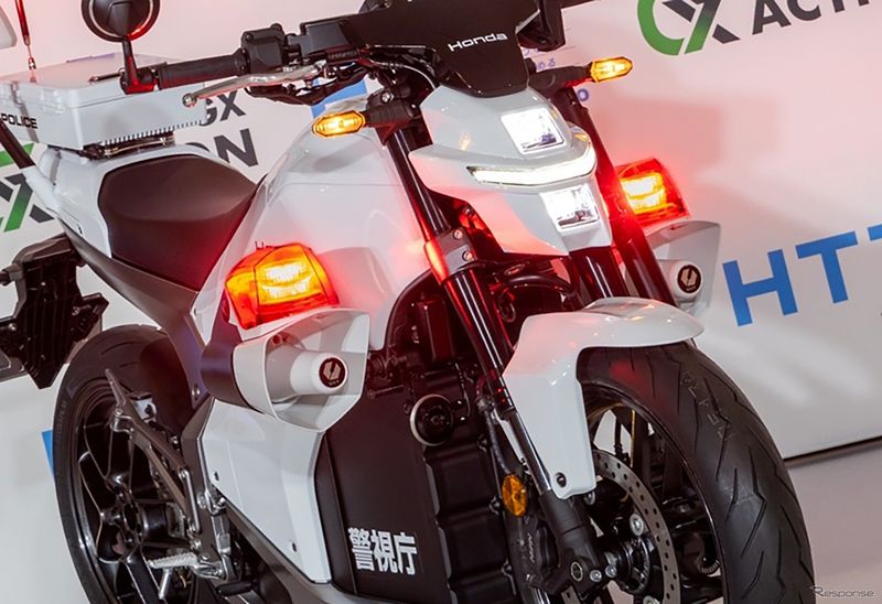 Array,Baru Meluncur, Motor Listrik Honda Langsung Jadi Kendaraan Polisi
