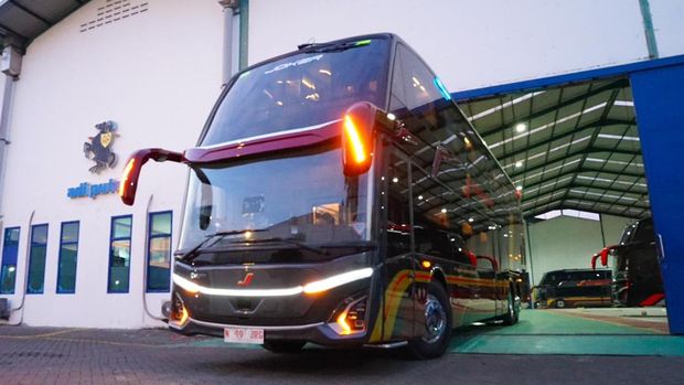 Array,Mewah! Intip Fasilitas Bus Tingkat Terbaru PO Juragan 99 Trans