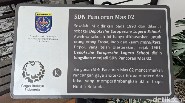 Array,Bangunan SD Bersejarah di Depok, Kini Disulap Jadi Kafe Estetik