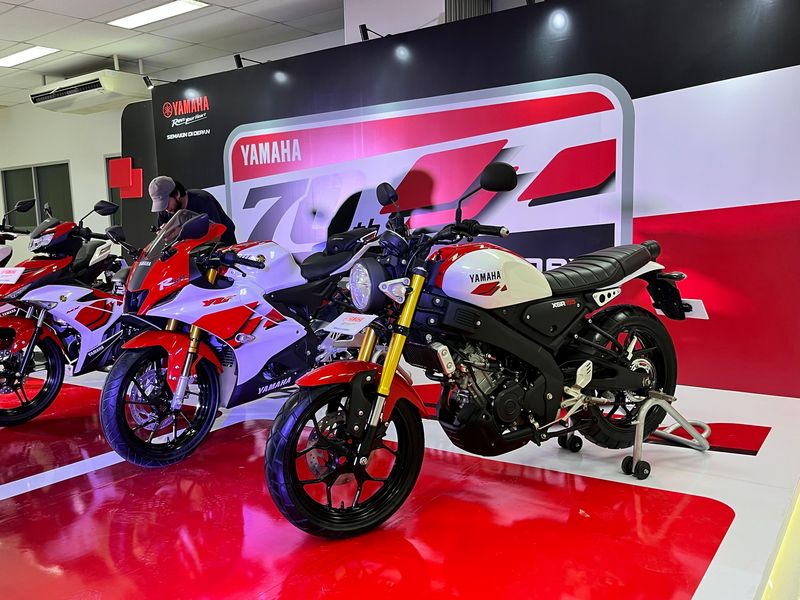 Array,Livery Yamaha Edisi Anniversary 70 Tahun Meluncur, Apa Saja Model yang Dapat?