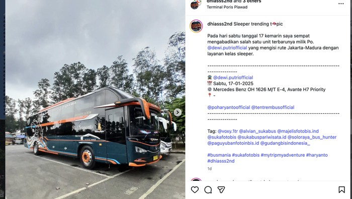 Array,PO Haryanto Kini Punya Sleeper Bus, Layani Trayek Jakarta-Madura