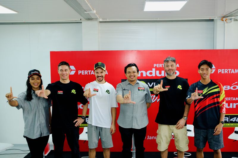 Array,Begini Kata-kata Valentino Rossi Usai Tiba di Sirkuit Mandalika
