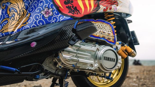 Array,Modifikasi Yamaha Grand Filano Ini Usung Tema Jepang