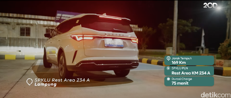 Array,Total Biaya Ngecas Mobil Listrik Aletra L8 Dipakai Road Trip ke Sumatera