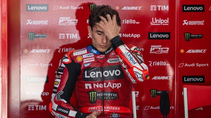 Array,Baut di Bahu Marc Marquez Geser, Jadi Penyebab Crash di Le Mans?