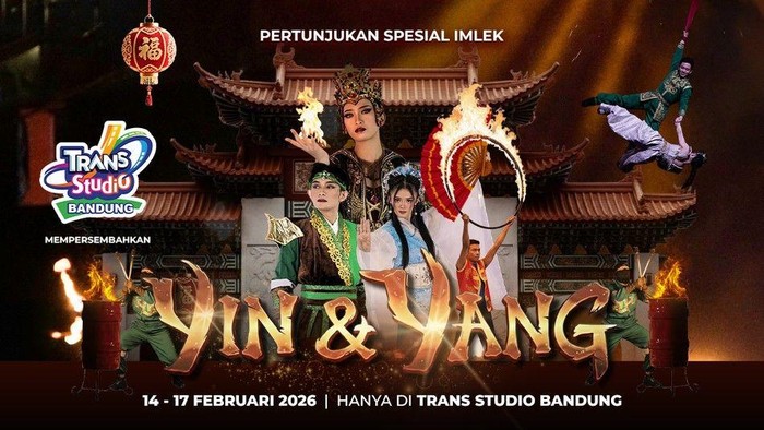 Array,Promo Hingga 55%! Pertunjukan Spesial Imlek Yin & Yang 2026 di Trans Studio Bandung