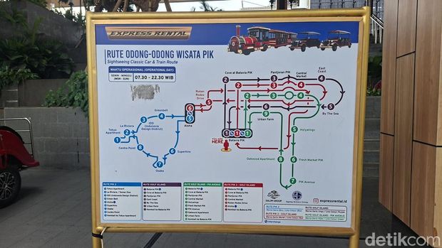 Array,Menjelajah PIK Naik 'Odong-Odong' Listrik