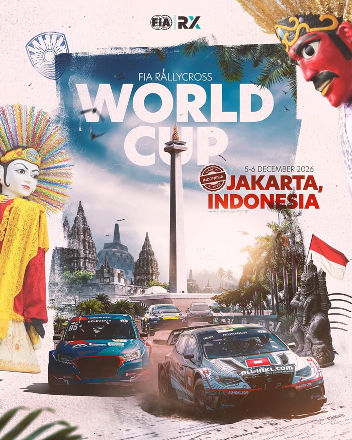 Array,Jakarta Jadi Tuan Rumah FIA Rallycross World Cup, Balapan Digelar Desember