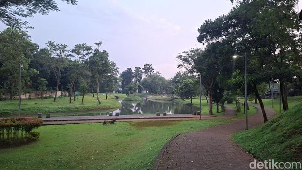 Array,Taman Cempaka di Cipayung Cocok buat Jogging-Nongkrong
