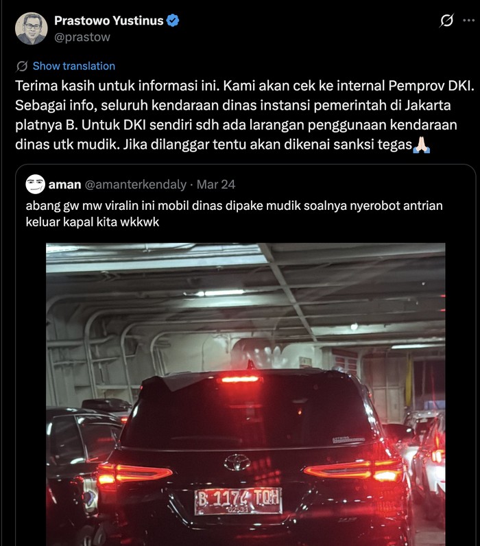 Array,Viral Mobil Dinas Pelat Merah Dipakai Mudik hingga Serobot Antrean di Kapal