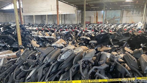 Array,Asal Usul Ribuan Motor di Jaksel yang Mau 'Dimutilasi' dan Diekspor ke Afrika