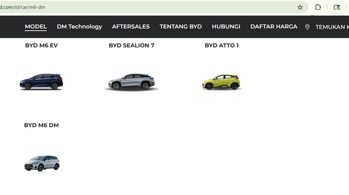 Array,Ini Mobil Baru BYD di Indonesia, Sudah Ada di Situs Resmi