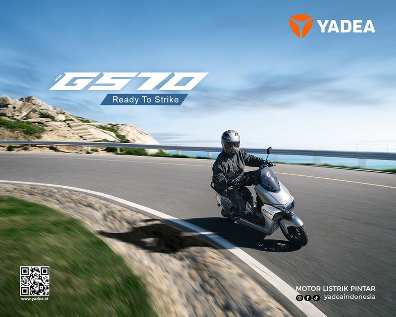 Array,Yadea Luncurkan Motor Listrik Baru GS70, Harga Rp 21 Jutaan