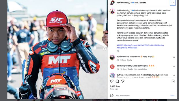 Array,Kerap 'Dibenturkan' dengan Pebalap Malaysia, Veda: Kami Berteman