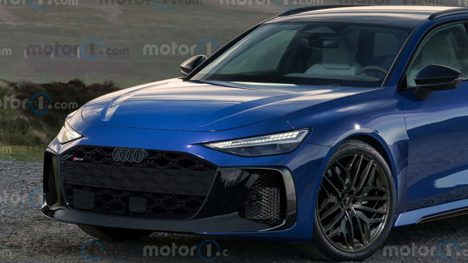 2027 Audi RS6 Avant Rendering oleh Motor1