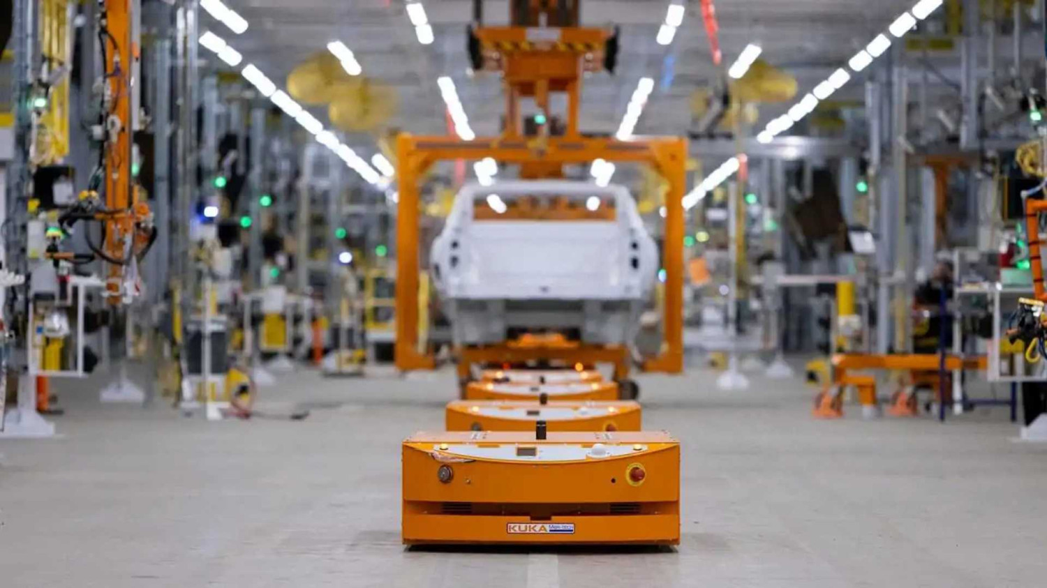 2022 Produksi pikap GMC Hummer EV di Pabrik NOL
