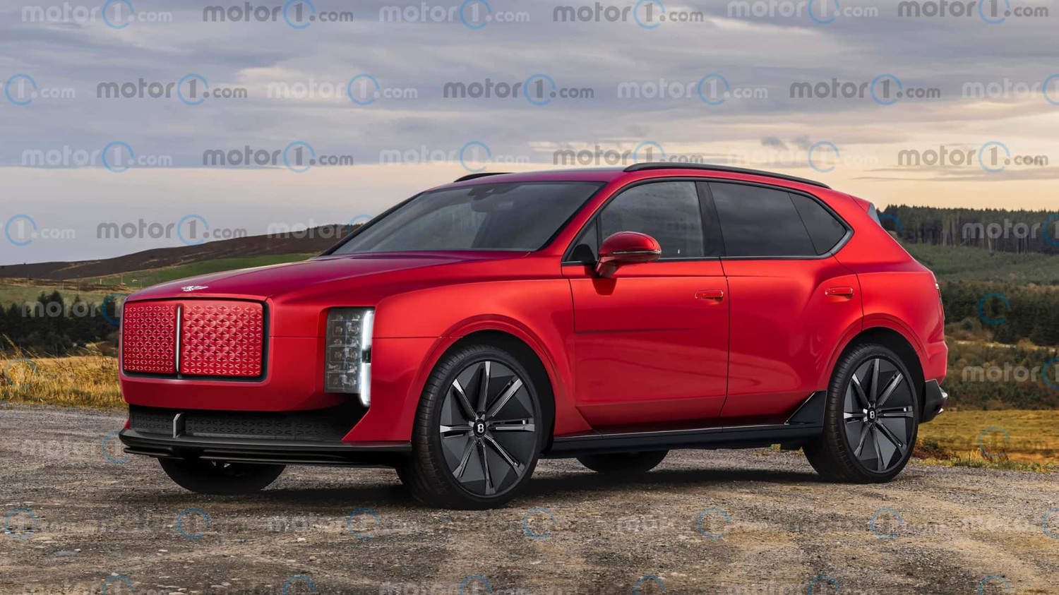 <p>SUV kompak Bentley yang dibuat oleh Motor1.com</p>