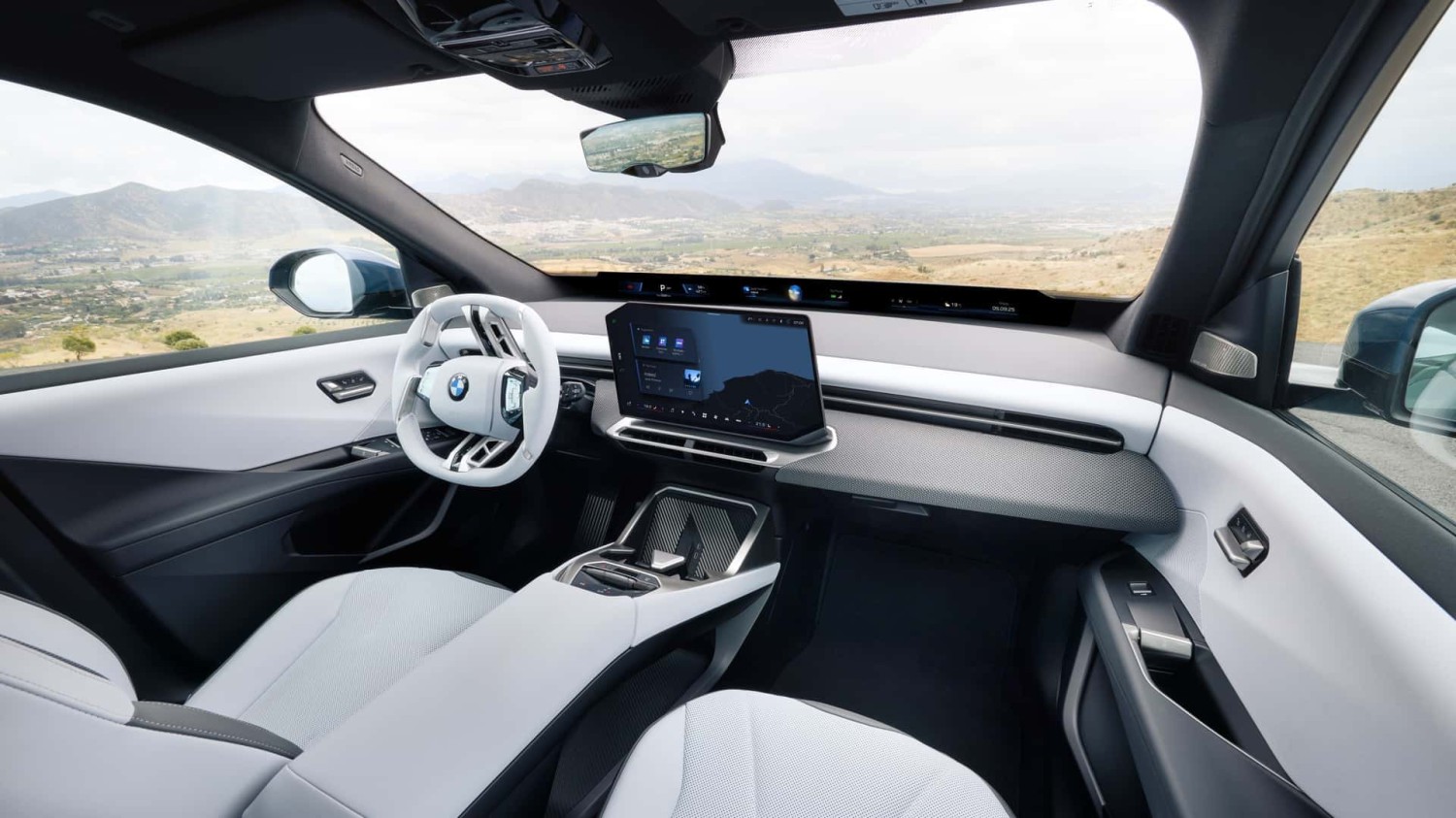 BMW iX3, interior and trunk