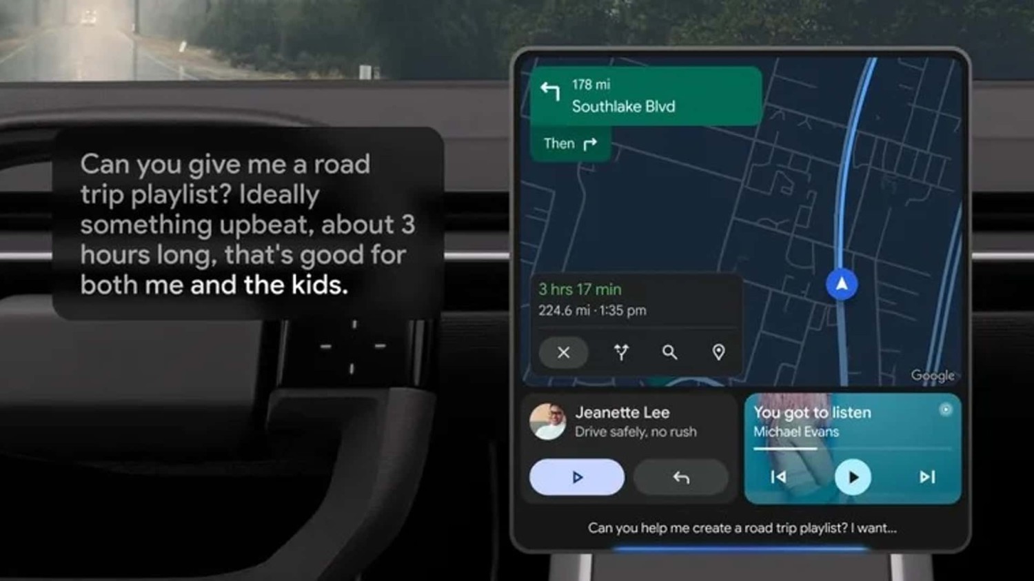 Google Gemini di Android Auto