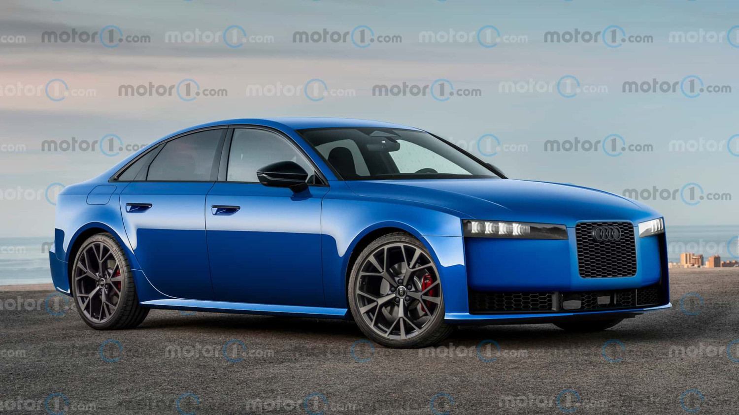 <p>Render Audi A4 E-Tron</p>