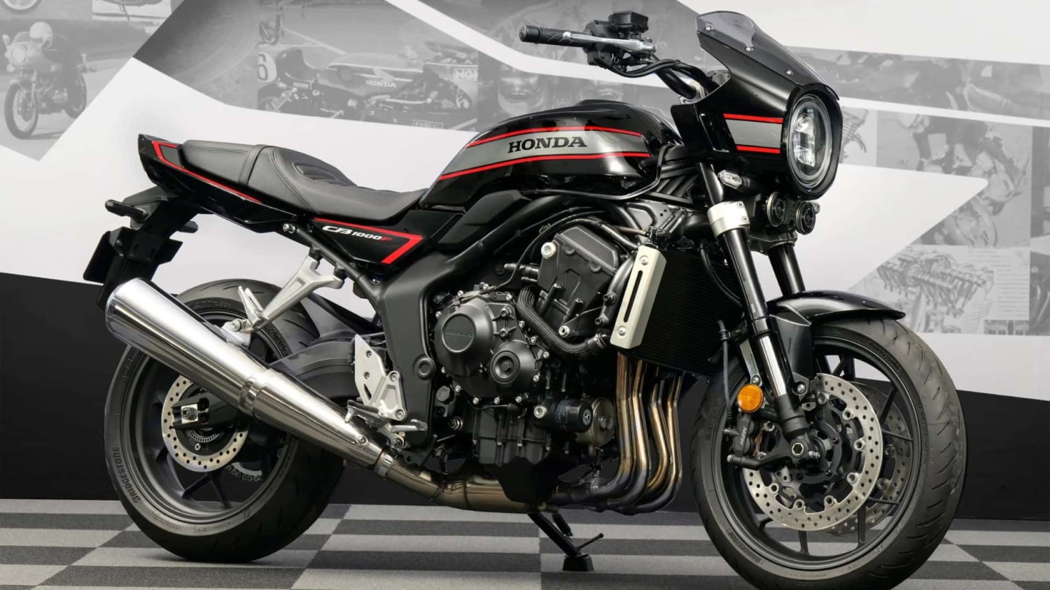 Honda CB1000F Konsep dengan Kap Lampu Depan (bukan SE)