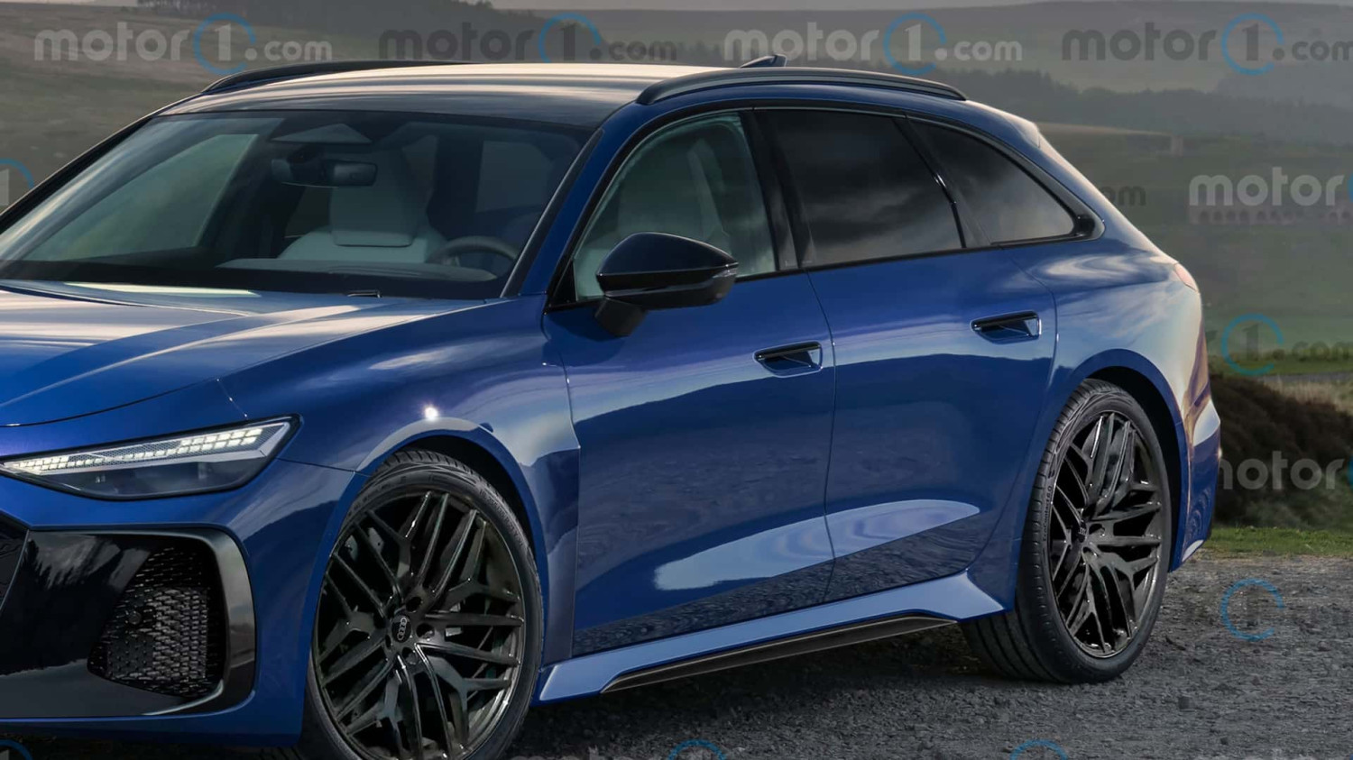 2027 Audi RS6 Avant Rendering oleh Motor1