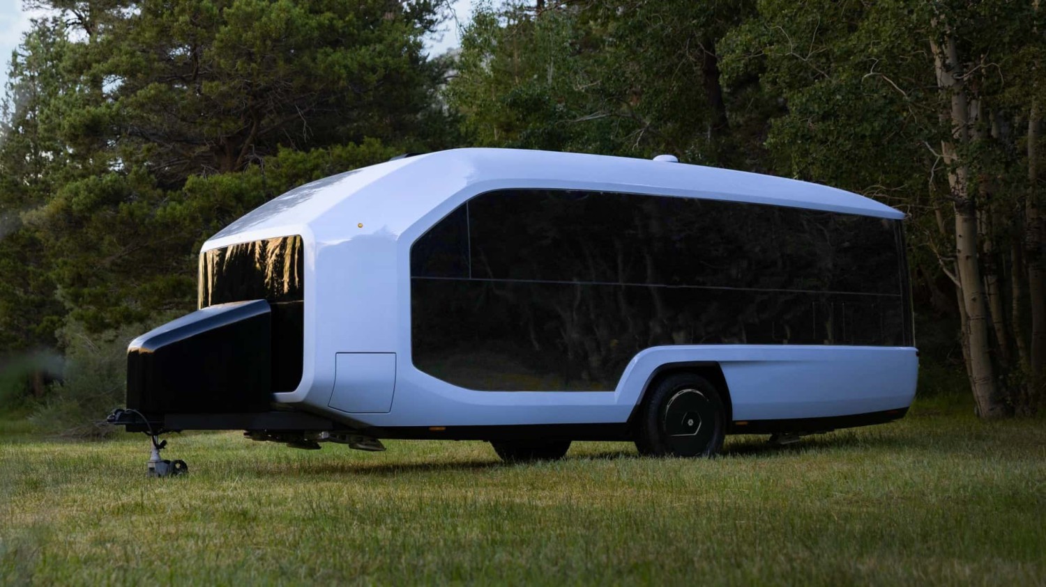 Trailer Perjalanan Mobil Listrik Sepenuhnya Pebble Flow