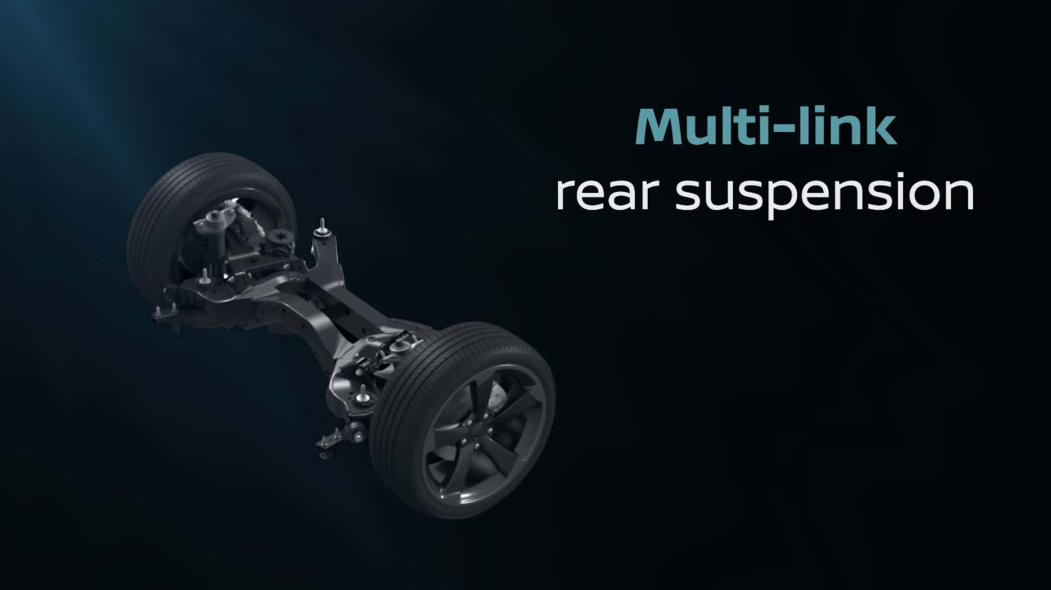 Nissan Leaf (2025) multi-link rear suspension