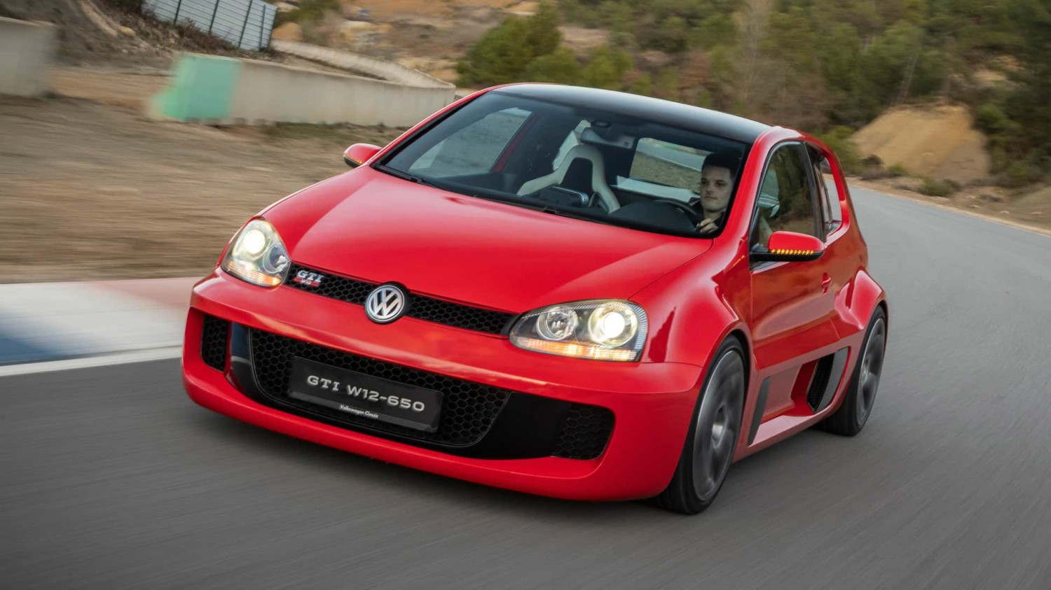 Volkswagen Golf GTI W12-650 in red