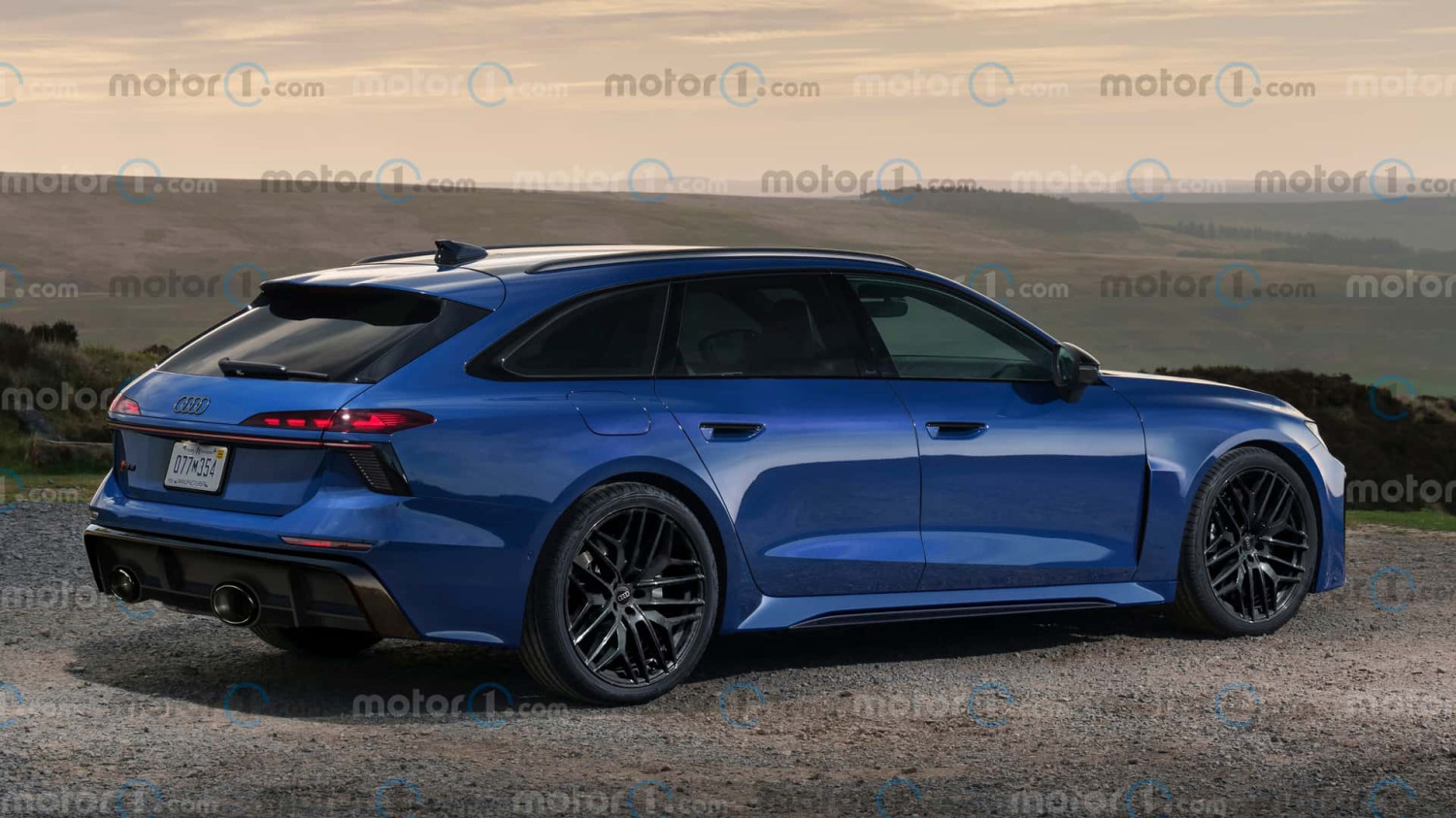 2027 Audi RS6 Avant Rendering oleh Motor1