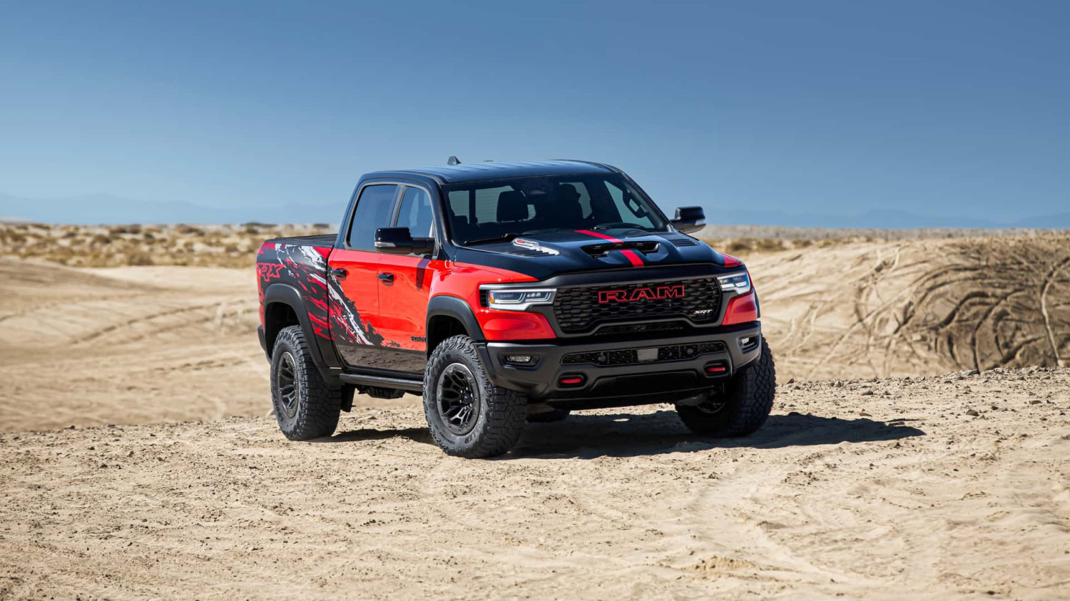 <p>2027 Ram 1500 SRT TRX Bloodshot Night Edition</p>