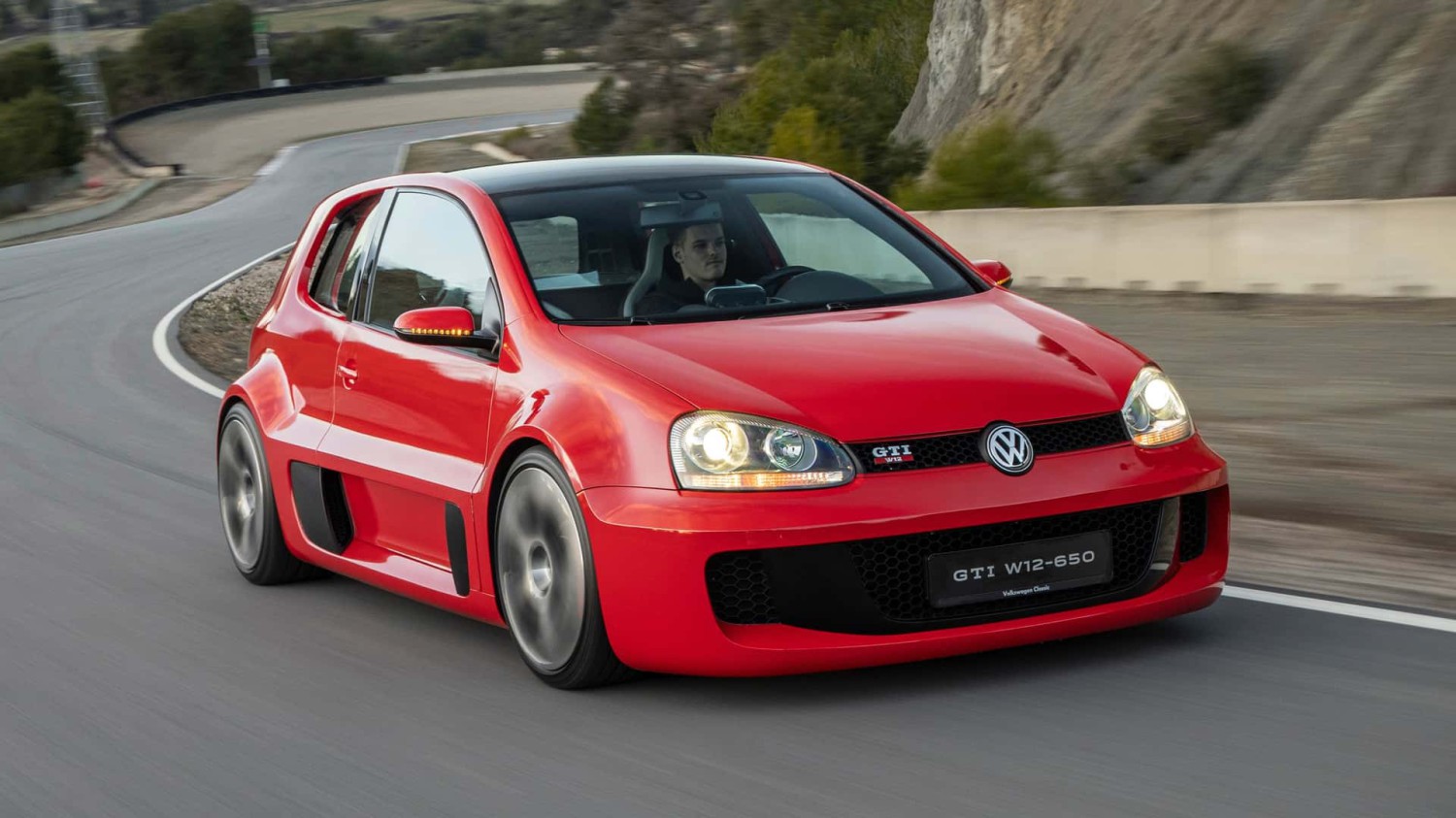 Volkswagen Golf GTI W12-650 in red