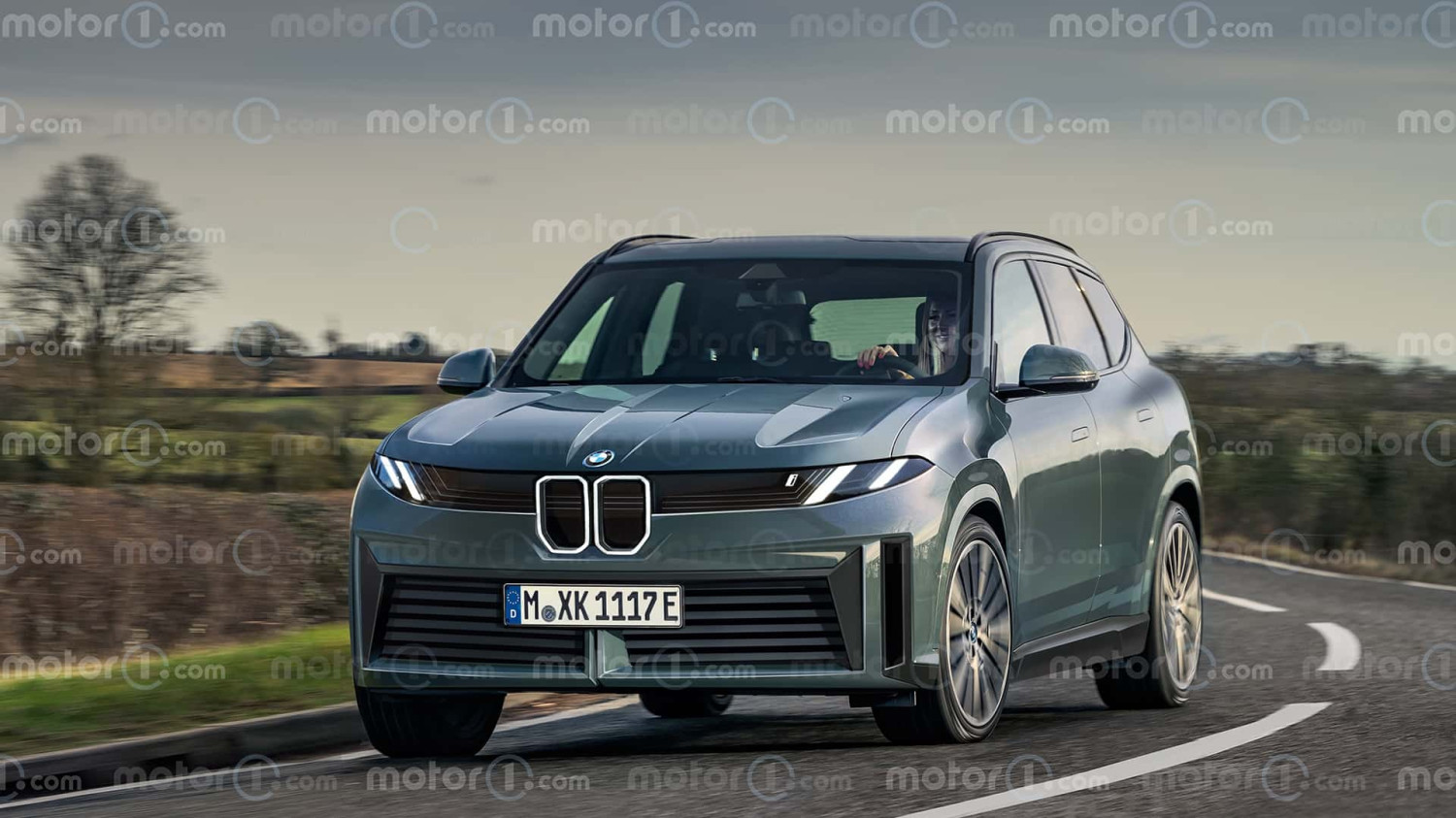 BMW iX3 (2025), the Motor1.com render