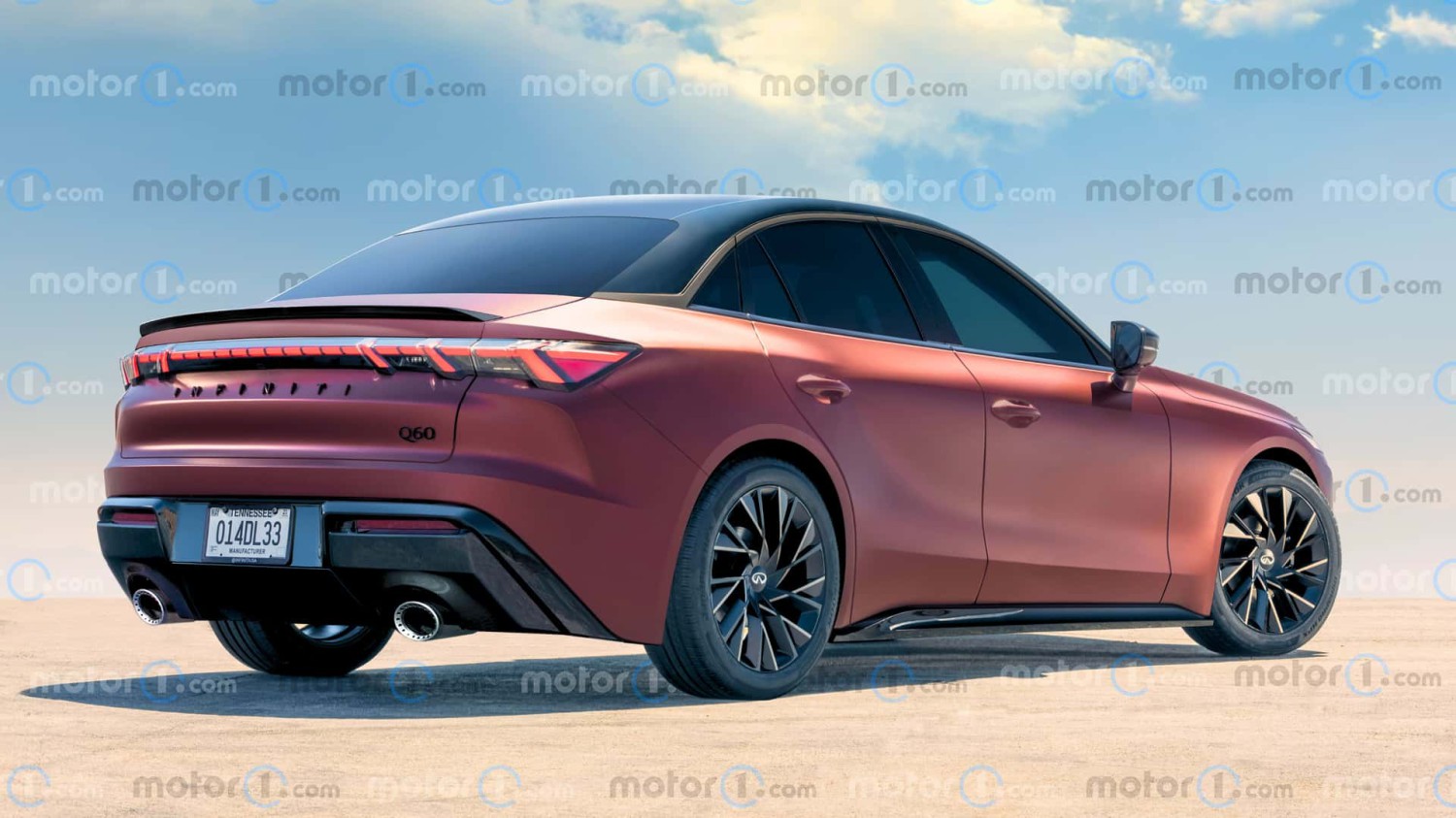 Rendering Sedan Sport Manual Infiniti oleh Motor1