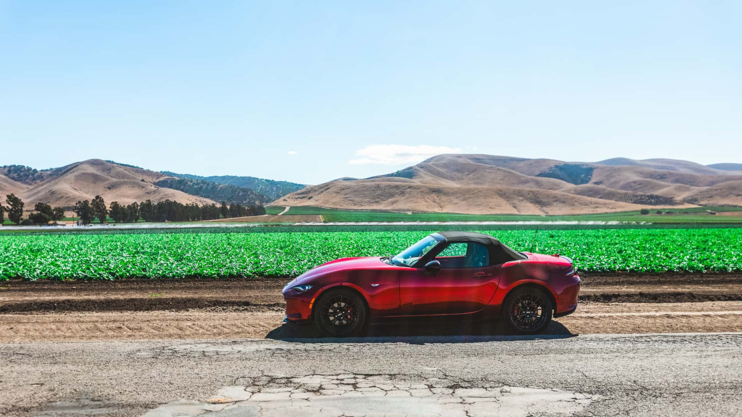 Perjalanan Jalan Raya Mazda Miata California