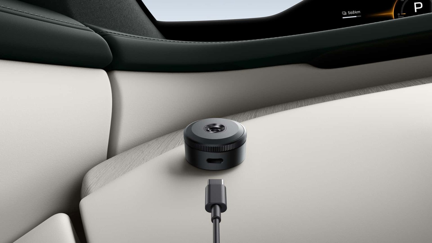 Aksesori XIaomi YU7, Kotak Tisu Magnetik, Port Aksesori Bertenaga, Tombol Magnetik Serbaguna, Aplikasi yang dapat dipasang di dok