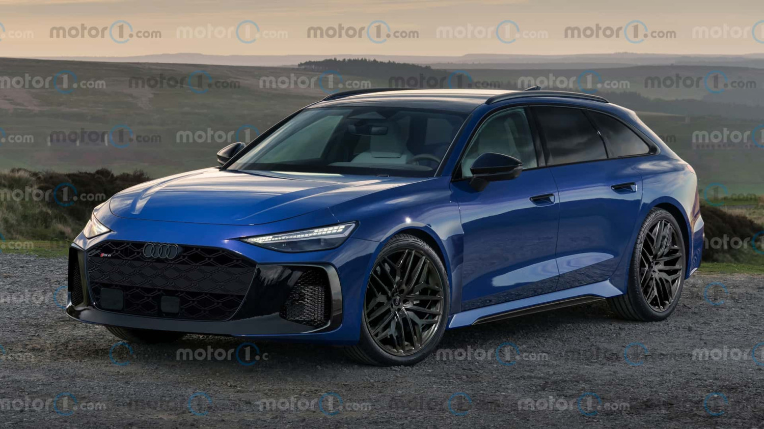 2027 Audi RS6 Avant Rendering oleh Motor1