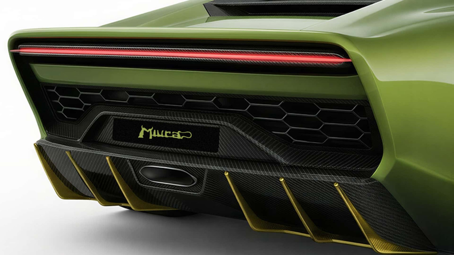 Rendering Lamborghini Miura oleh Andrea Sassano