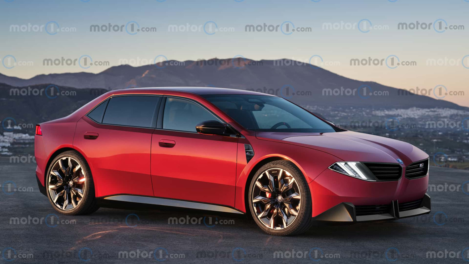 BMW M3 Electric Rendering